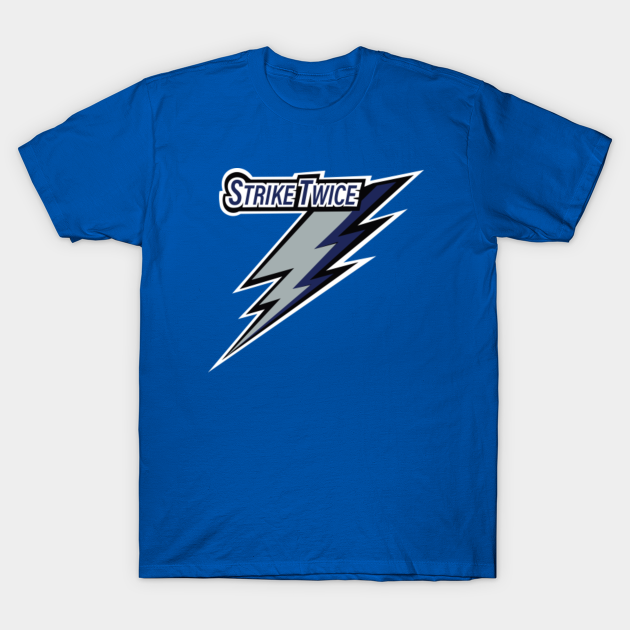 Lightning Strike Twice - Tampa Bay Lightning - T-Shirt | TeePublic